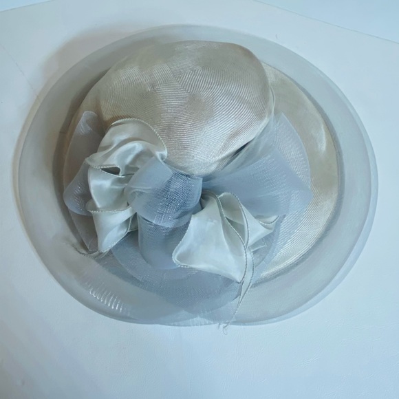 Vintage MARZI Neiman Marcus Gray Derby Hat main image 5